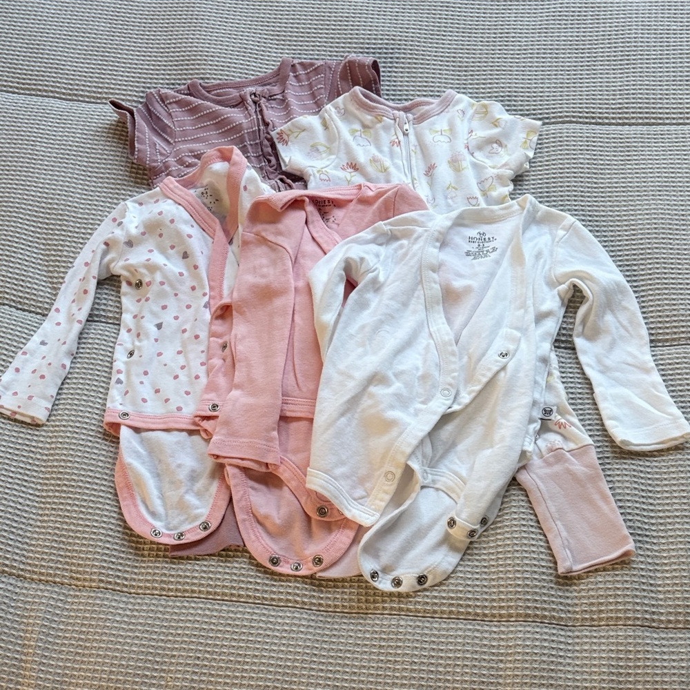 Honest and Cloud Island Company Bodysuits
